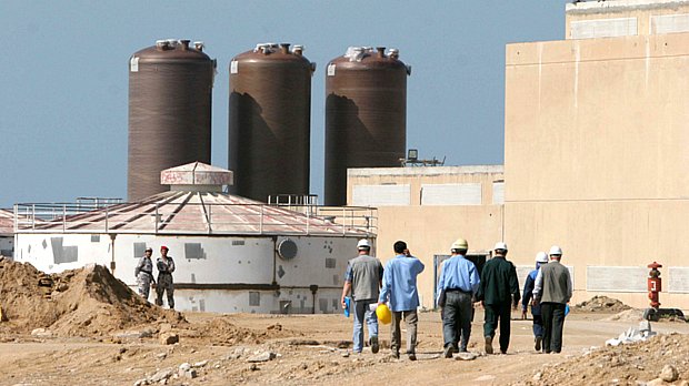 Instalações da usina nuclear de Bushehr, ao sul de Teerã