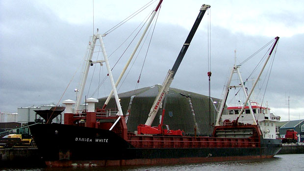 Navio dinamarquês MV Danica White, sequestrado em setembro de 2007