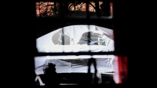 Barco onde Dzhokhar Tsarnaev estava escondido
