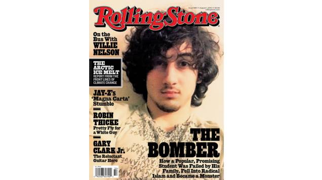 Dzhokhar Tsarnaev, o acusado atentado de Boston, na capa de sua última edição da revista Rolling Stone