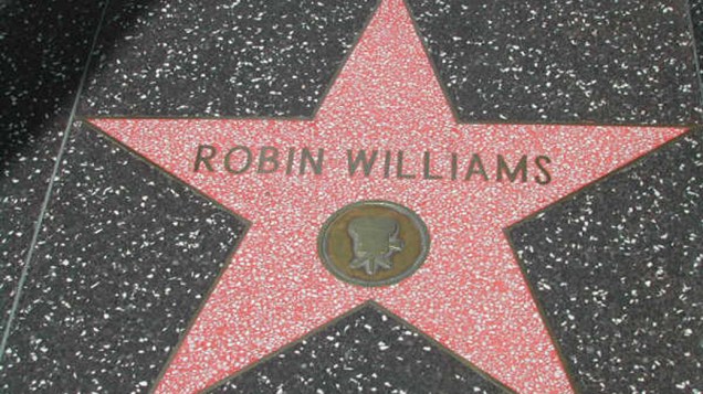 Estrela na Calçada da Fama homenageia o ator Robin Williams, em Hollywood