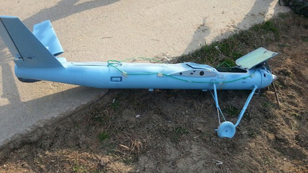 Um drone norte-coreano foi encontrado em Baengnyeongdo, na Coreia da Sul perto da fronteira entre os dois países