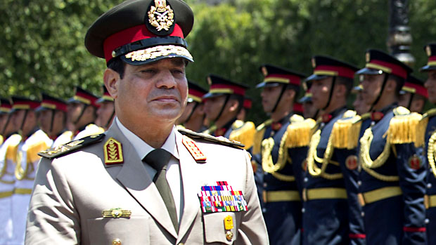 O marechal Abdel-Fattah al-Sisi