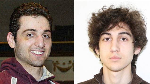  <br><br>  Tamerlan Tsarnaev e Dzhokhar Tsarnaev, irmãos suspeitos de terem realizado o atentado durante a Maratona de Boston