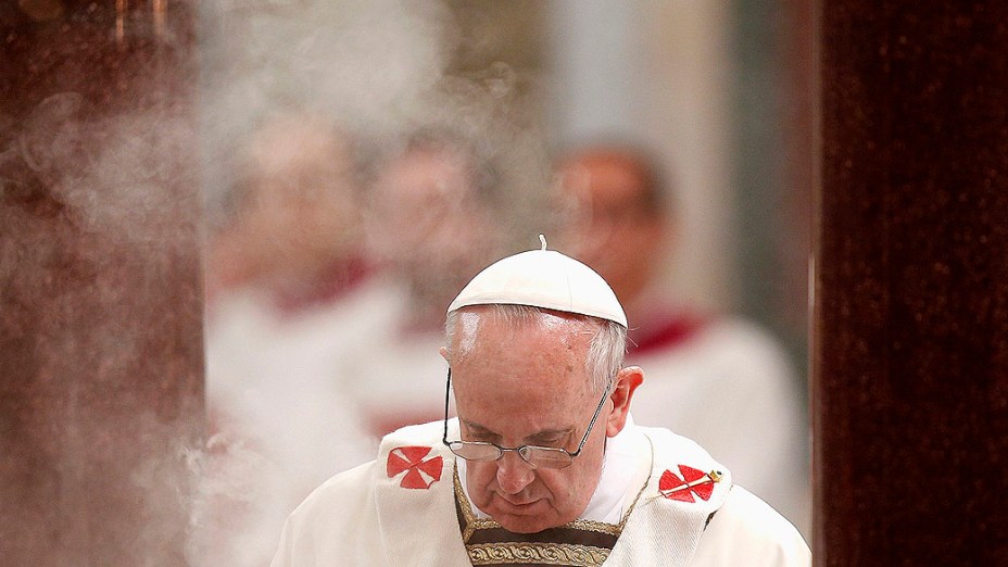 Papa Francisco preside missa solene na Basílica de São Paulo de Fora dos Muros, em Roma