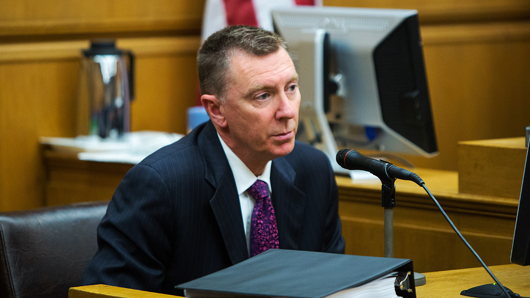 John Deasy, superintendente de educação do distrito de Los Angeles, testemunha na Justiça durante o julgamento do caso "Vergara versus Califórnia"
