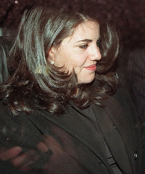 Monica Lewinsky em foto de 1998, em Washington