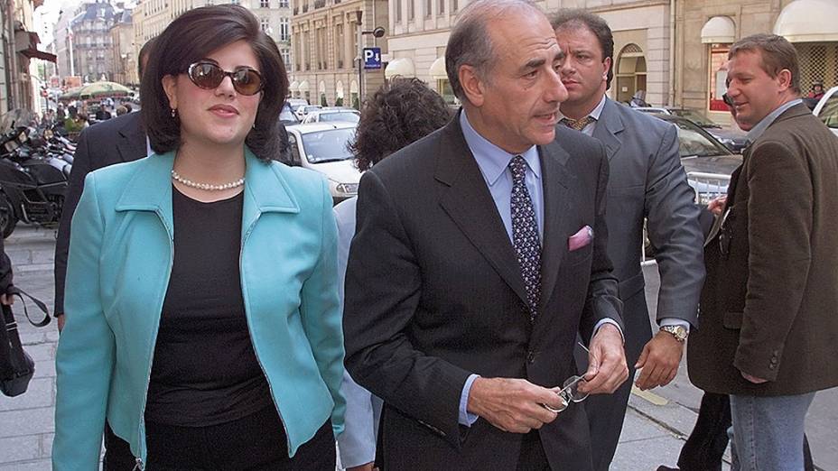 Monica Lewinsky em Paris, em 1999