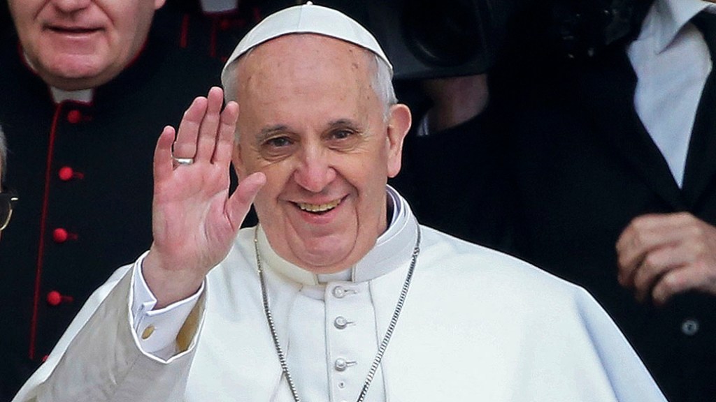 Papa Francisco deixa a Basílica de Santa Maria Maggiore, em Roma