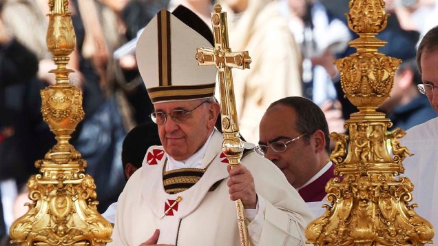 Papa Fracisco celebra missa de entronização, no Vaticano
