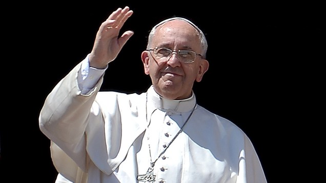 Papa Francisco em celebração do Domingo de Páscoa, na Praça de São Pedro