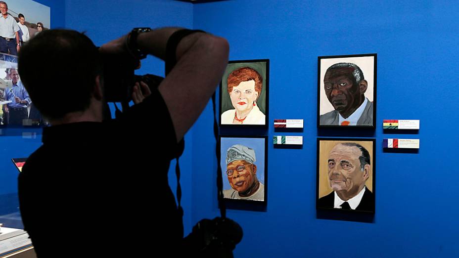 Pinturas feitas pelo ex-presidente dos Estados Unidos George W. Bush