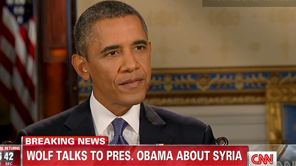 Presidente Barack Obama concede entrevista ao canal CNN