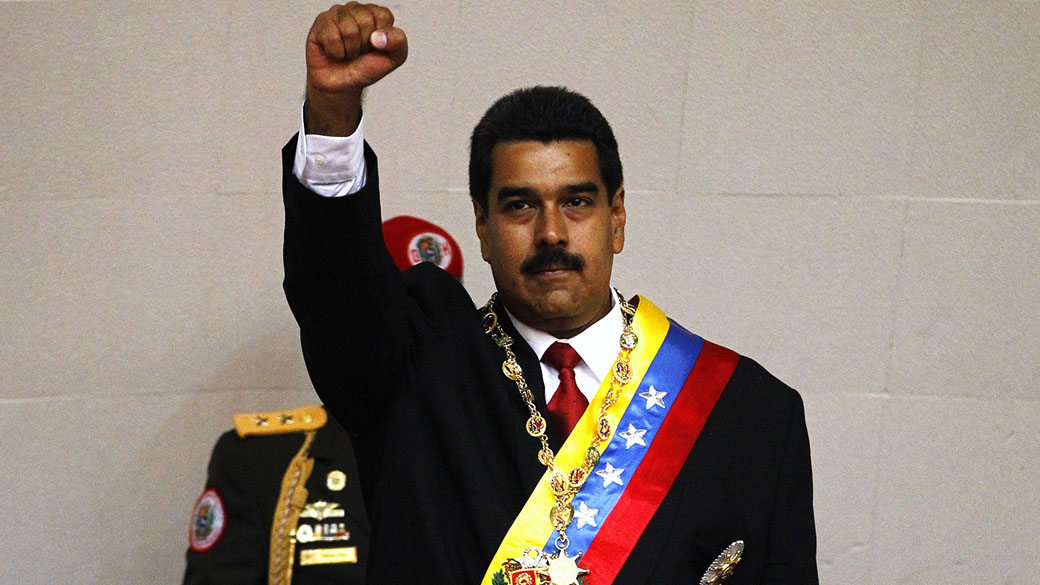 Nicolás Maduro toma posse como presedente da Venezuela