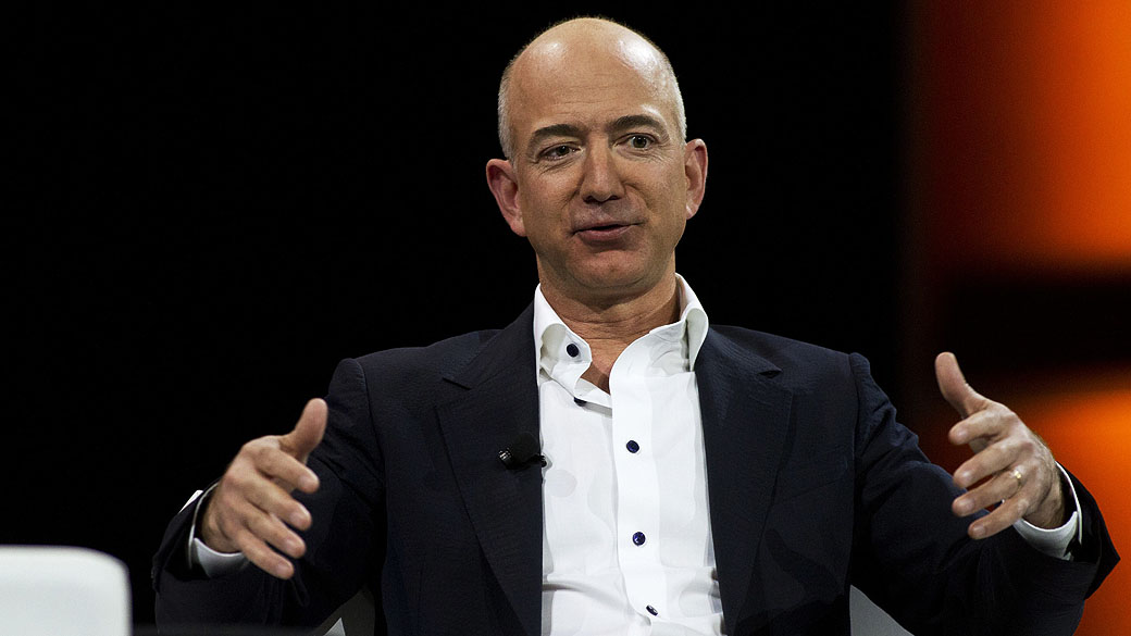 Chefe executivo da Amazon, Jeff Bezos: de olho no espaço