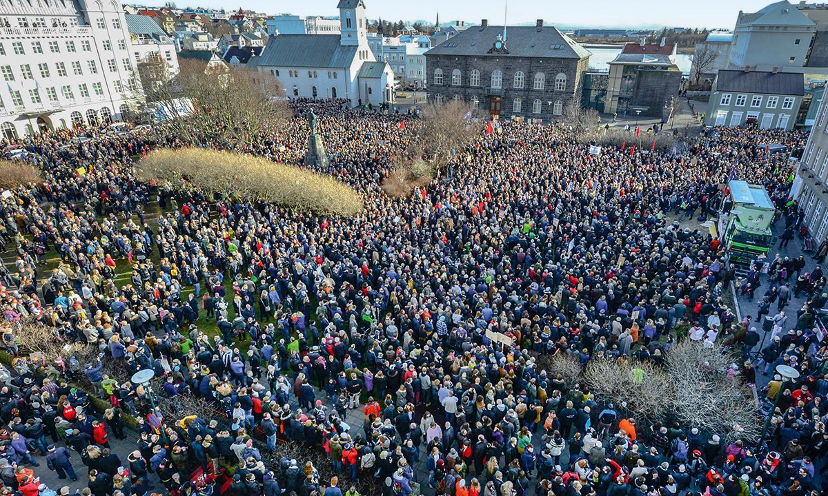 Tolerância zero: Protestos levaram o primeiro-ministro da Islândia à renúncia