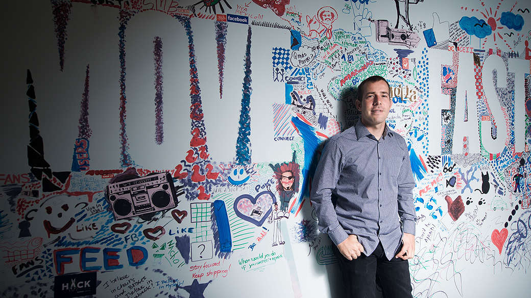 Javier Olivan, vice-presidente de crescimento global do Facebook, no escritório da empresa em São Paulo