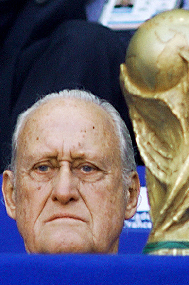 João Havelange, presidente da FIFA em 1998