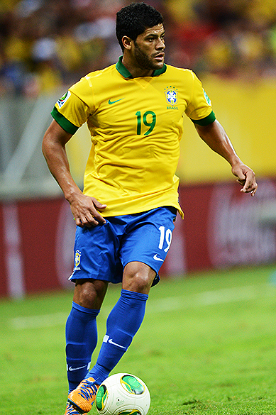 Hulk durante vitória do Brasil contra o Japão na Copa das Confederações, em Brasília