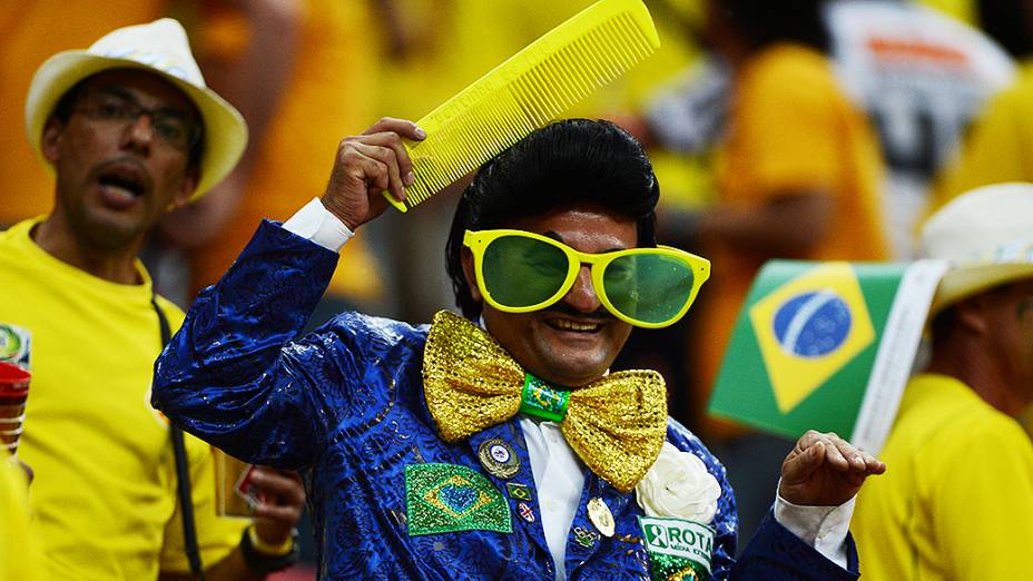 Vitória do Brasil contra o Japão na Copa das Confederações, em Brasília