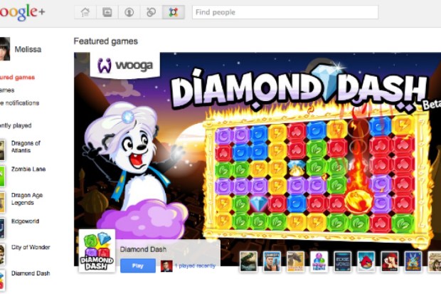 Jogos sociais chegam ao Google+