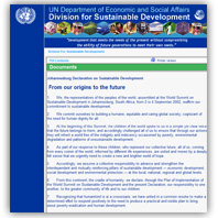 Johannesburg Declaration on Sustainable Development