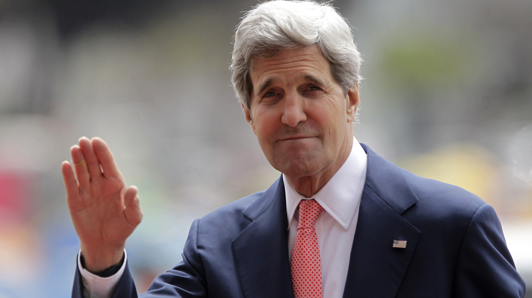 O secretário americano John Kerry: périplo na Europa antes de voltar ao Congresso dos EUA