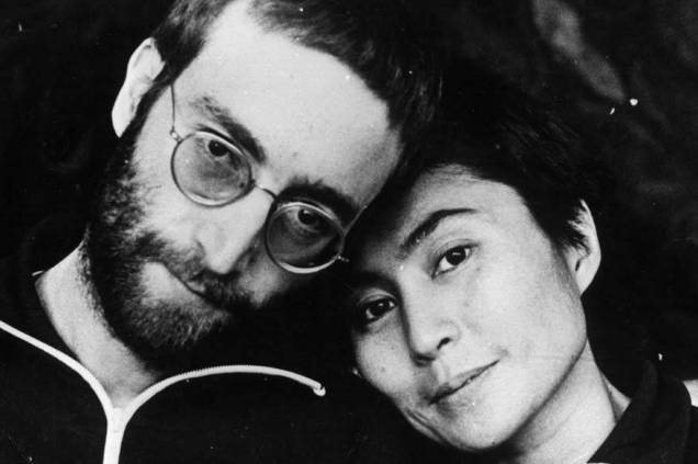 John Lennon e Yoko Ono, em janeiro de 1970