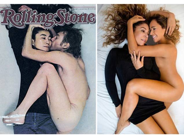 Daniela Mercury imita pose de John Lennon na capa da revista americana Rolling Stone