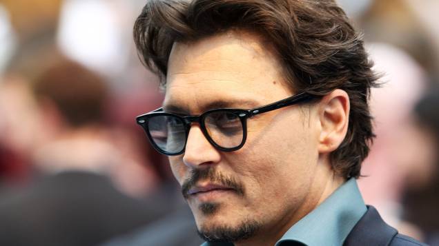 Johnny Depp durante a estreia britânica de "Piratas do Caribe" em Londres