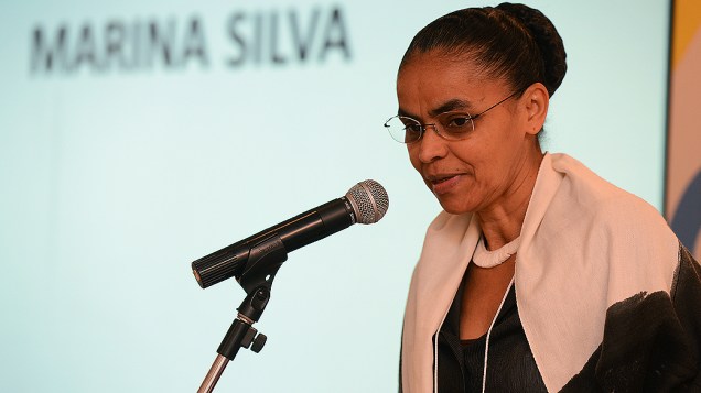 Marina Silva fala durante Prêmio Jovens Inspiradores 2012