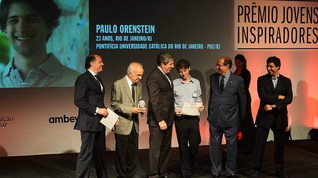 Paulo Orenstein vencedor do Prêmio Jovens Inspiradores 2012