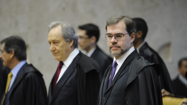 José Antonio Dias Toffoli no julgamento do mensalão, em Brasília