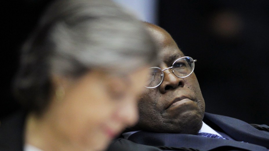 Ministro Joaquim Barbosa, relator, da Ação Penal (AP) 470