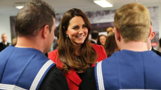 A duquesa de Cambridge Kate Middleton, durante visita à Escócia