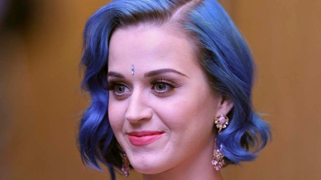Katy Perry durante cerimônia na Índia em 04/04/2012