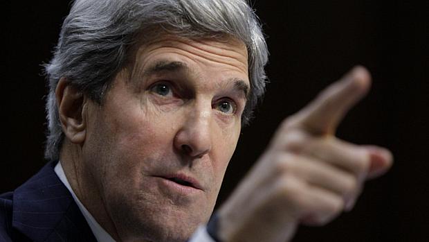 Kerry, ex-presidente do Comitê de Relações Exteriores do Senado, reiterou seu compromisso com a paz