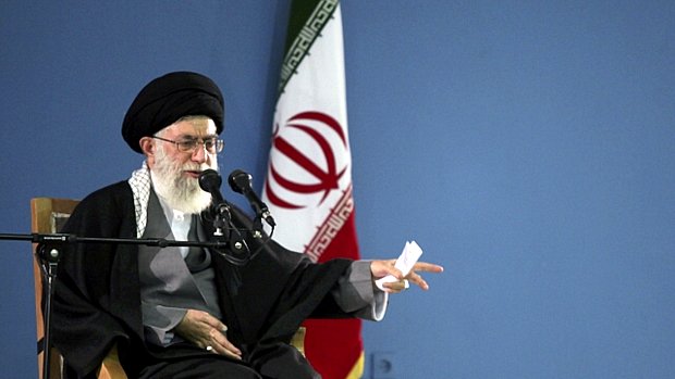 O aiatolá Ali Khamenei é o guia supremo da República Islâmica