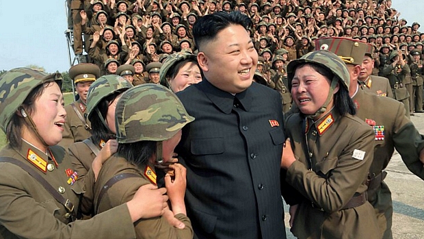 Kim Jong-un visita tropas na Coreia do Norte