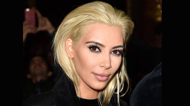 Kim Kardashian na semana de moda de Paris