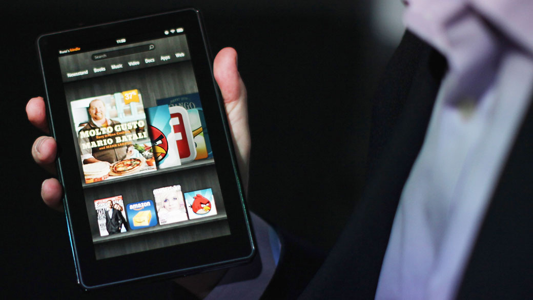O tablet Kindle Fire da Amazon