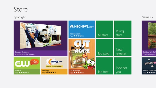 Windows Store Home Page