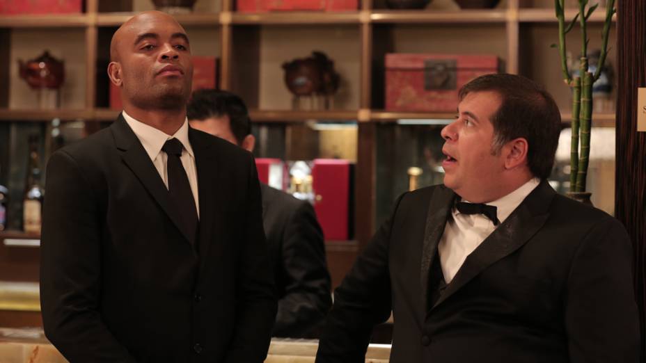 Leandro Hassum e Anderson Silva no filme Até que a sorte nos separe 2