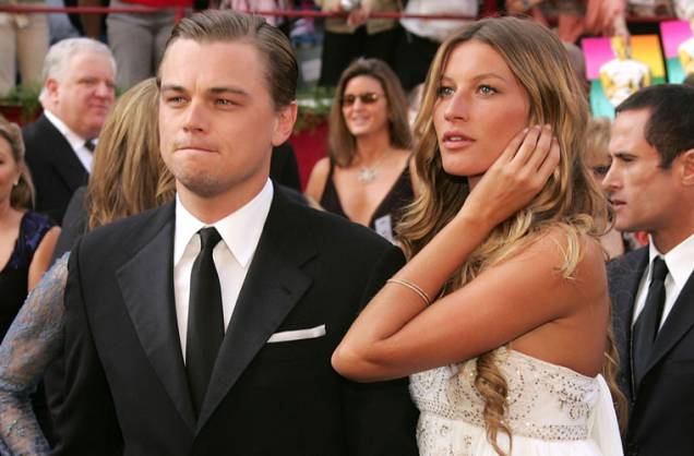 <p>DiCaprio namorou com a modelo brasileira Gisele Bündchen por cerca de cinco anos.</p>