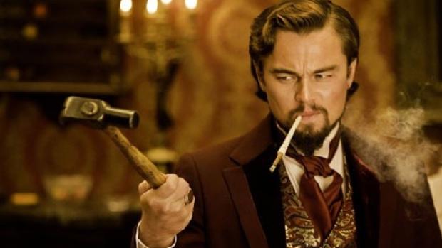 <p>Leonardo DiCaprio em Django Livre 2012</p>