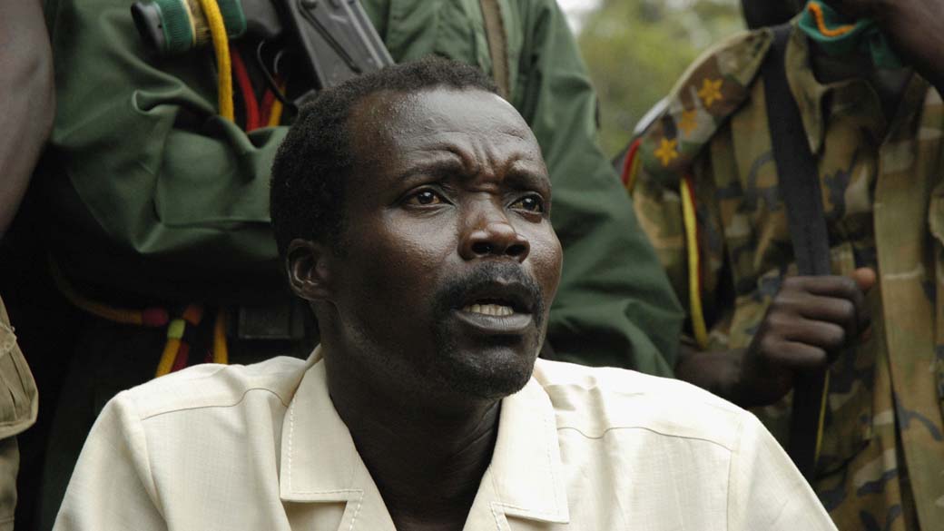 Joseph Kony, líder do grupo rebelde "Lords Resistance Army"