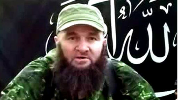 Doku Umarov em vídeo divulgado em site islamita no dia 3 de julho de 2013