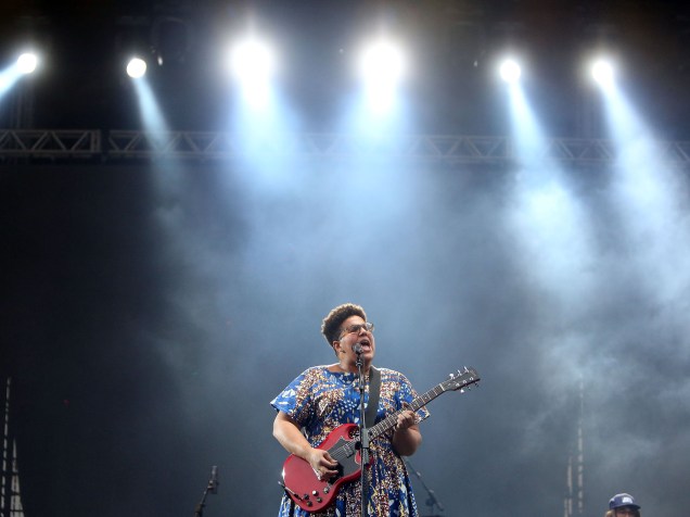 Show da banda Alabama Shakes no segundo dia do Festival Lollapalooza 2016, em São Paulo