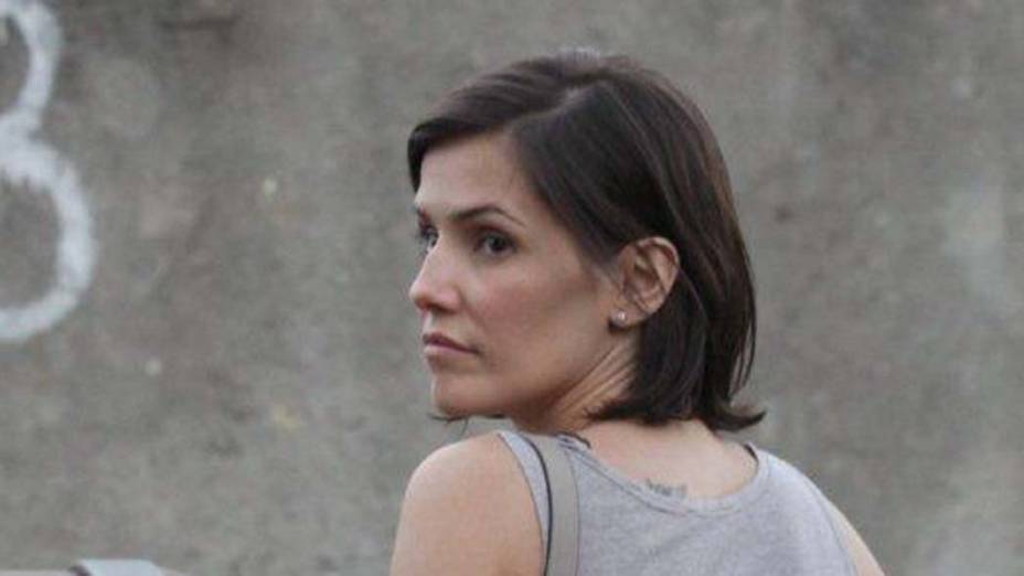 Deborah Secco na gravação do seriado da TV Globo “Louco por Elas”, no Rio de Janeiro