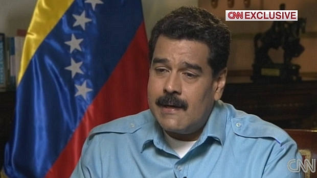 Maduro dá entrevista à rede CNN